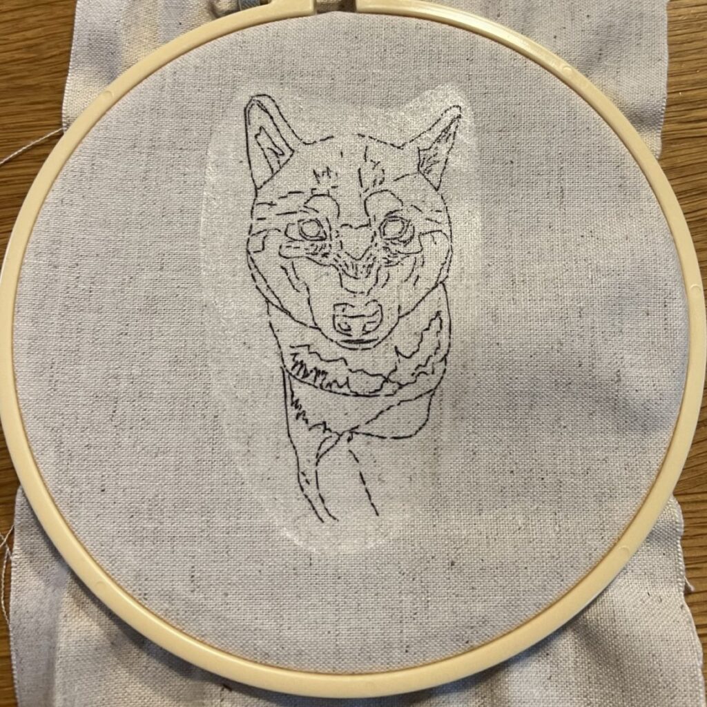 犬　いぬ　写真　刺繍　図案