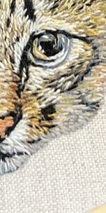 猫　ねこ　刺繍